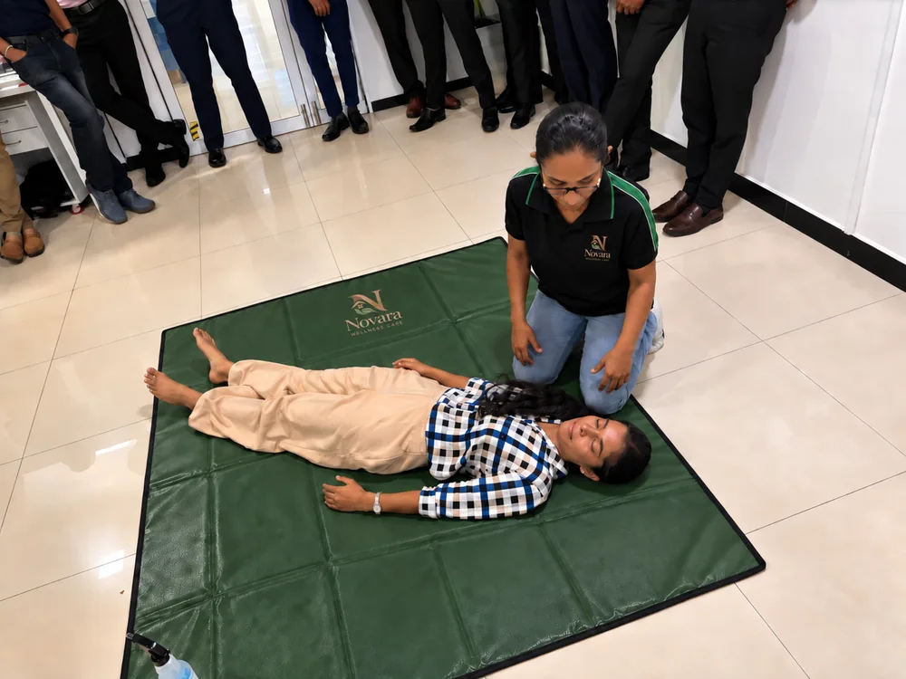 Professional first aid training session